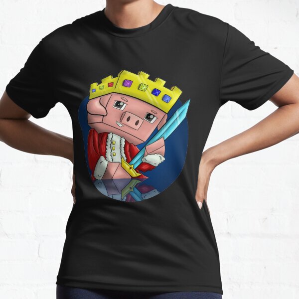 Technoblade Pig King Active T-Shirt