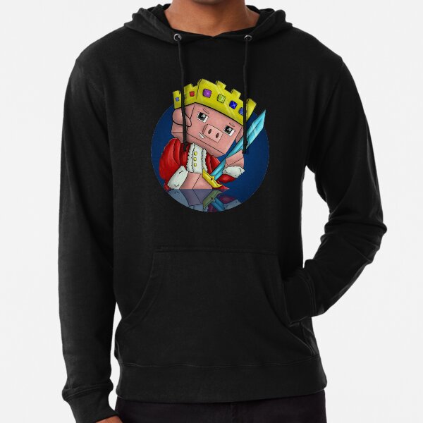 Technoblade Pig King Lightweight Hoodie