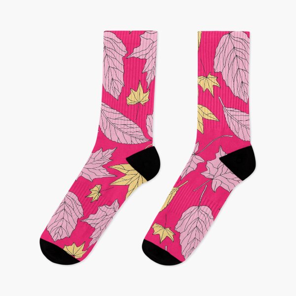 Item preview, Red Background Maple Leaves pattern , Vintage Maple Leaves Pattern  designed and sold by garniturex.