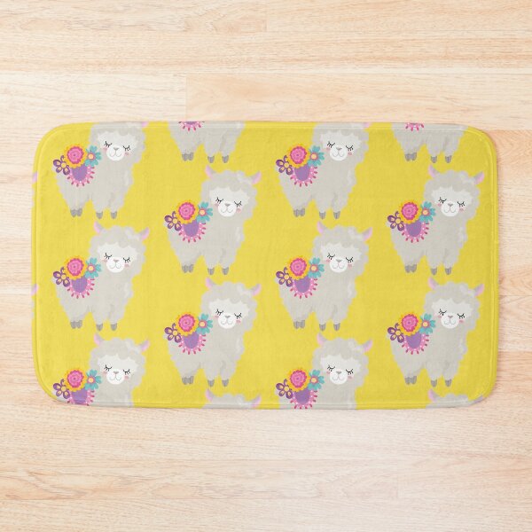 Item preview, Illuminating Yellow Gray Llama  designed and sold by ToniaKroeger.