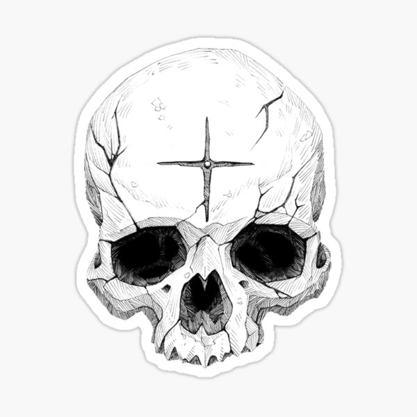 The Miracle Skull Sticker