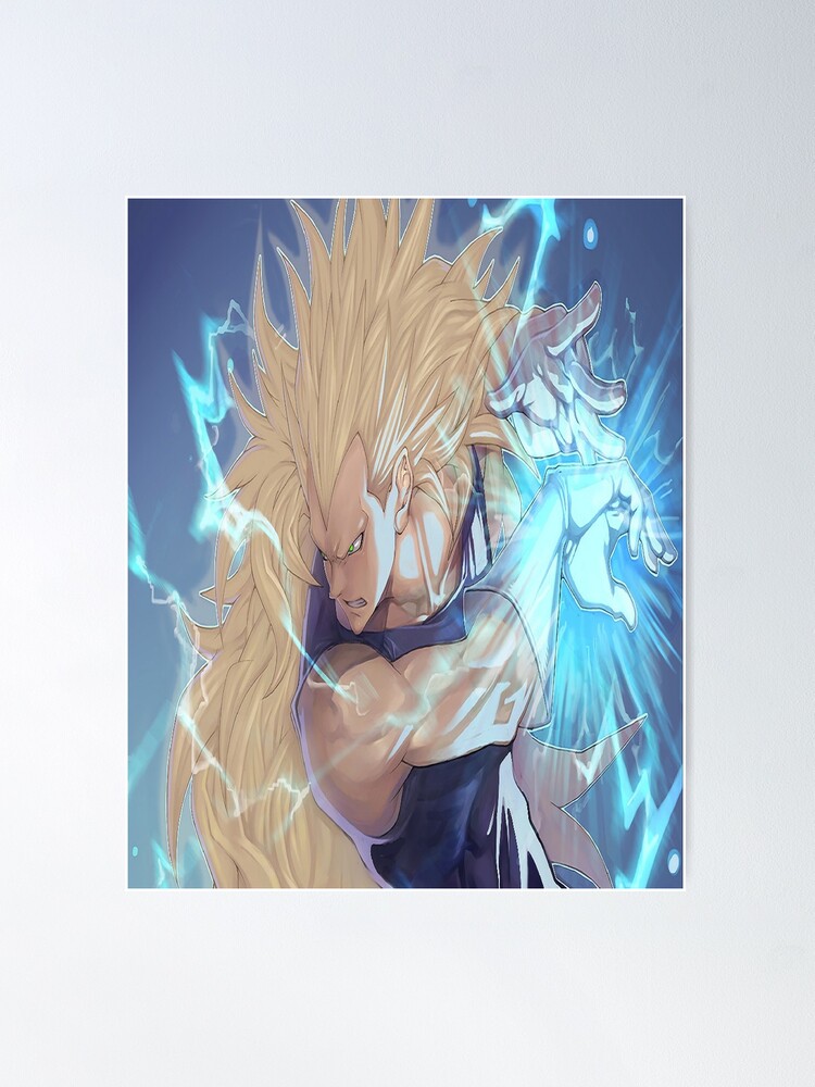 Son Goku SSJ3 Blue Poster by matthieu jouannet