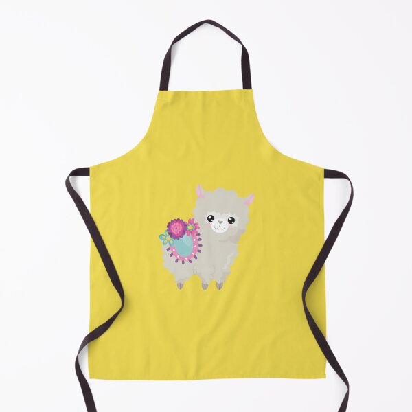 Item preview, illuminating yellow Gray Llama designed and sold by ToniaKroeger.