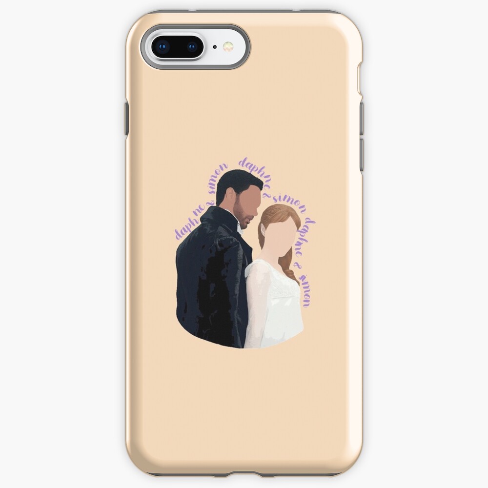 DaphneBridgerton & SimonBasset Beige iPhone Case