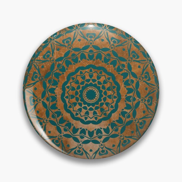 Item preview, Mandala Aqua sobre cobre envejecido designed and sold by Ksaavet.