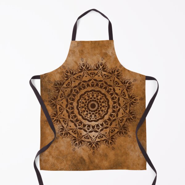 Item preview, Mandala marrón sobre cobre envejecido designed and sold by Ksaavet.
