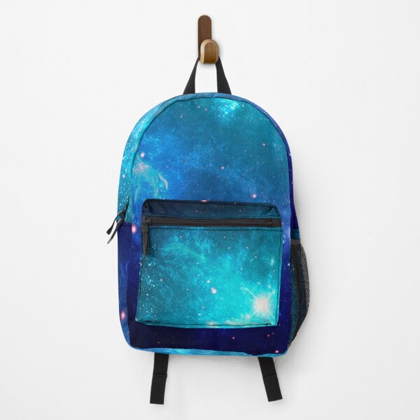 Purple Galaxy Blue Planet Backpack