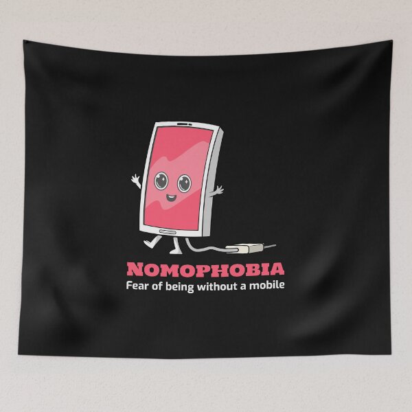 Item preview, Nomophobia - fear of being without a mobile designed and sold by PhobiaStore.