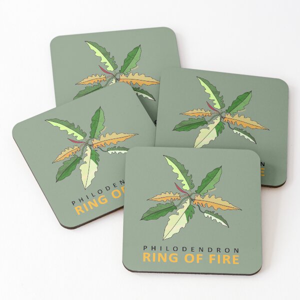 Item preview, Philodendron Ring of Fire Art designed and sold by TASORA.