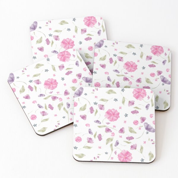 Item preview, Cascading Florals- Pink & Purple Palette designed and sold by jesstesluk.