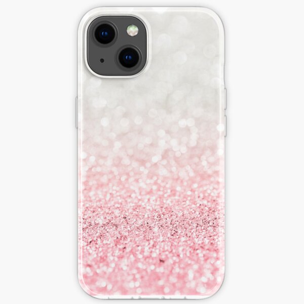 Pink Ombre Glitter iPhone Soft Case