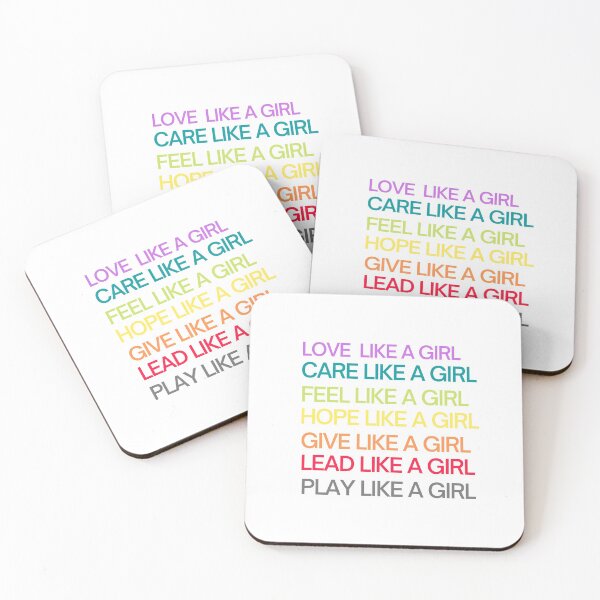 Item preview, Like a Girl Typography by Christie Olstad designed and sold by Christie Olstad.