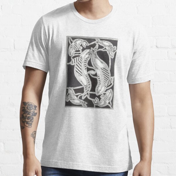 "Bold Lined Blackfish" TShirt von haidasart Redbubble