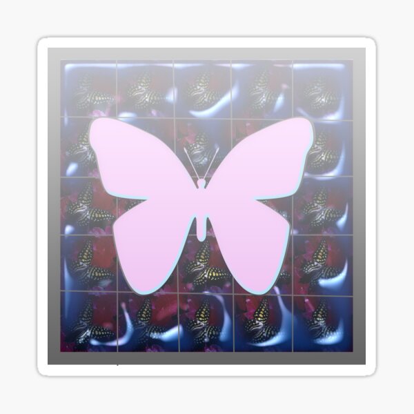Butterfly Pattern Sticker