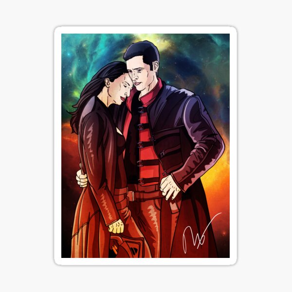 Aeryn Sun and John Crichton Sticker