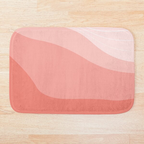 Item preview,  Melon Pink Wave Abstract, Minimalist Art, Simple Pattern, Wave Abstract designed and sold by bluesky26.