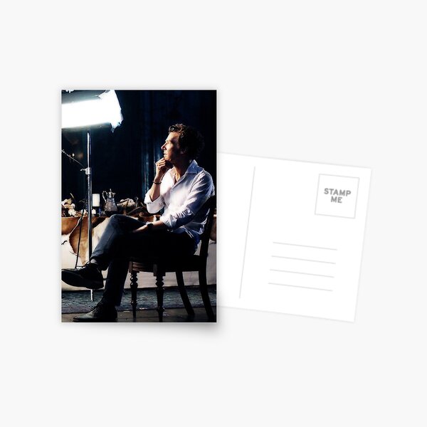 The Thinker - Benedict Cumberbatch Postcard