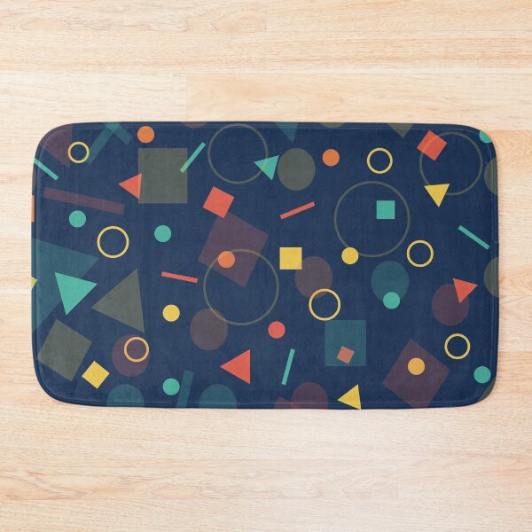 Item preview, Blue Color geometrical Shape Pattern, Geometrical Patterns  designed and sold by garniturex.