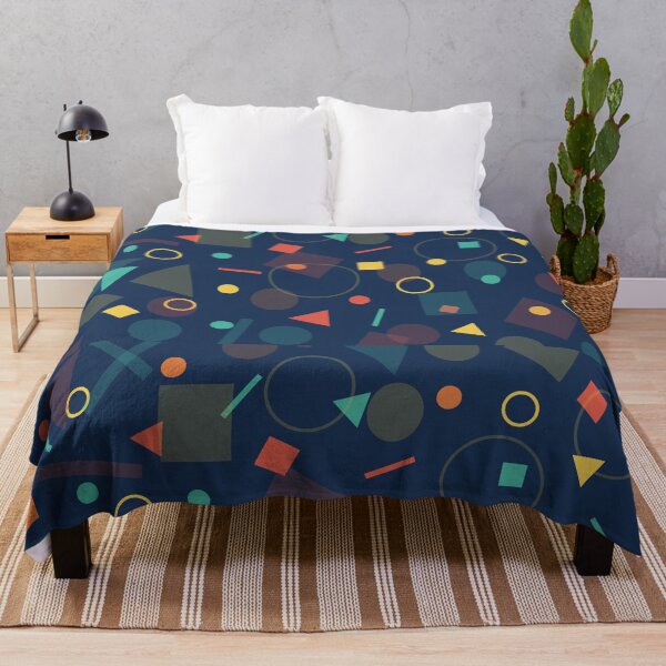 Item preview, Blue Color geometrical Shape Pattern, Geometrical Patterns  designed and sold by garniturex.