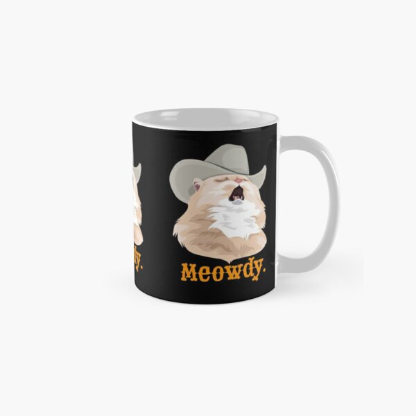 Western Mug Cat Meme Meowdy Pawtner Mug Pet Owner Gift Cute Cat Mug Funny Kittens Sheriff Mug Meowdy Mug Cat Pun Mug Cowboy Cat