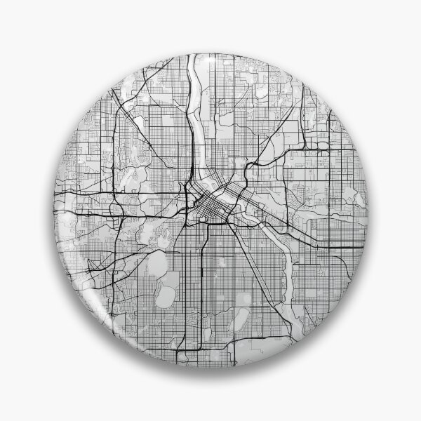 Item preview, Minneapolis City Map of the United States - Light designed and sold by deMAP.