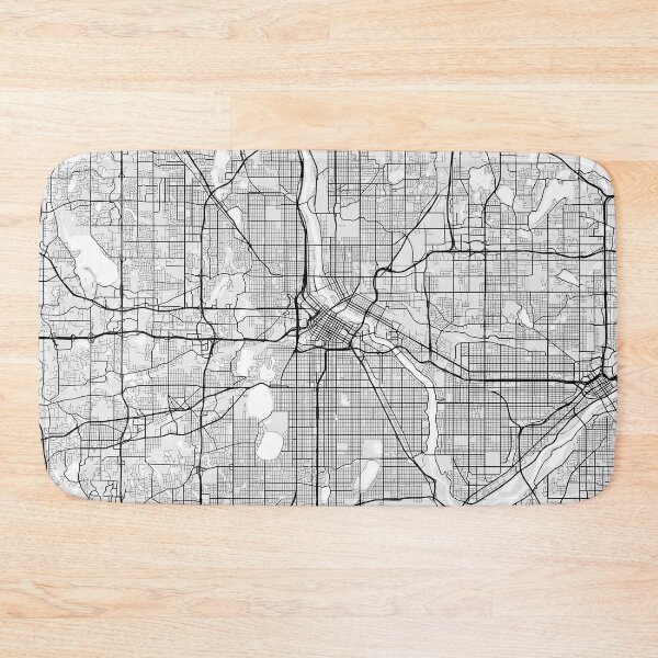 Item preview, Minneapolis City Map of the United States - Light designed and sold by deMAP.