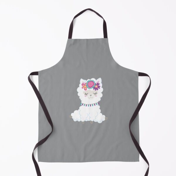 Item preview, Ultimate Gray with white spring llama designed and sold by ToniaKroeger.