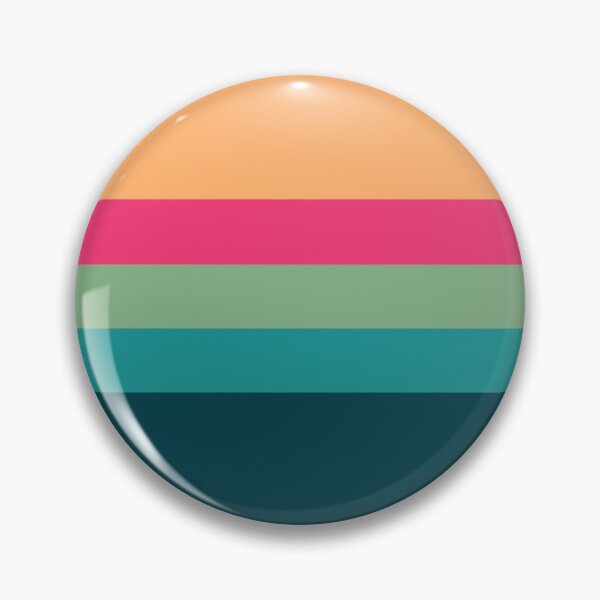 Item preview, Simple flat green pink yellow stripes designed and sold by Thecolorschemer.