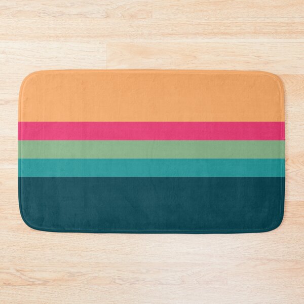 Item preview, Simple flat green pink yellow stripes designed and sold by Thecolorschemer.