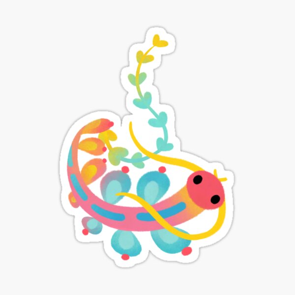 Marine Worm Stickers for Sale