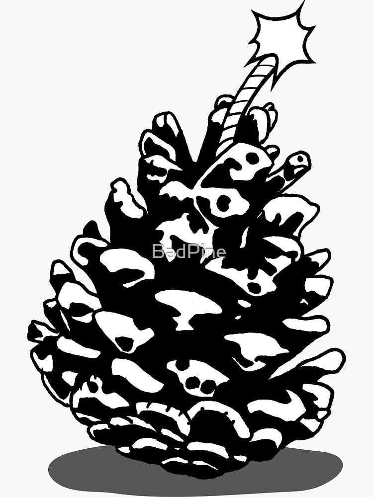 Bad Pine Pinecone-Bomb Logo by BadPine