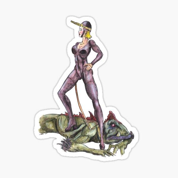 Leopard babe from Venus Sticker