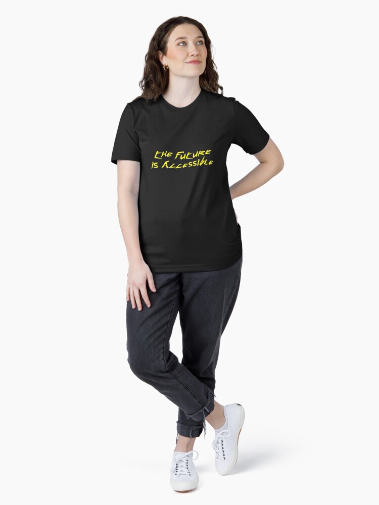 Thumbnail 4 of 7, Essential T-Shirt, The Future Is Accessible 2077 designed and sold by courtj12.