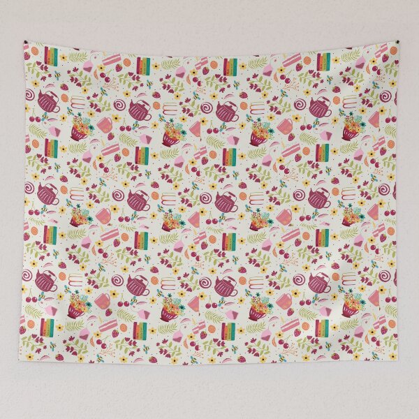 Item preview, tea and cake  designed and sold by TheArtyApples.