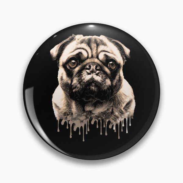 Item preview, Pug lovers, pug face cool mask designed and sold by Collagedream.