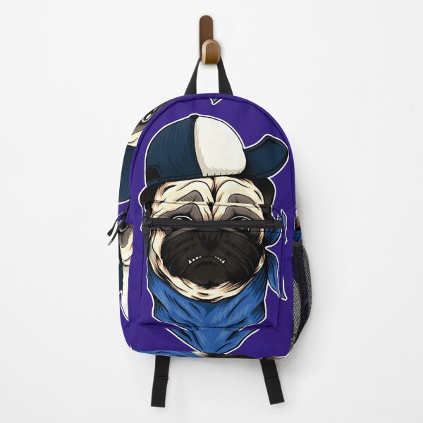 Item preview, Pug Dog Wearing Hat and Bandana designed and sold by Bienle12.