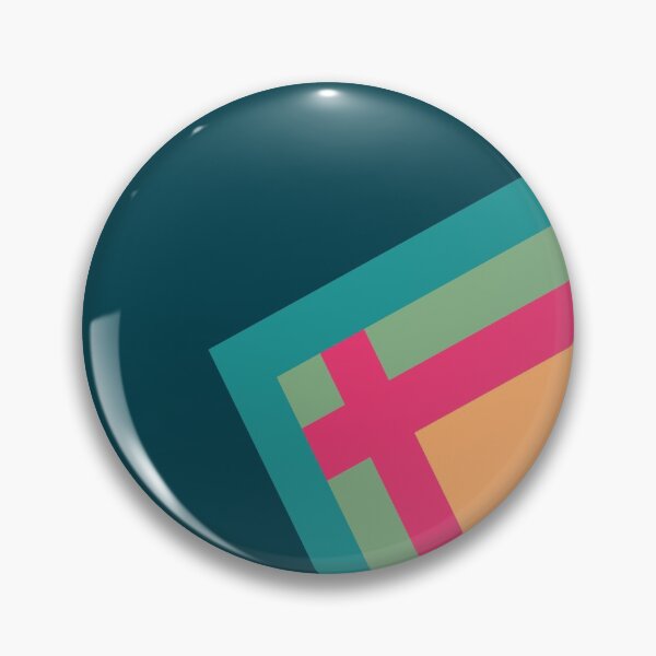 Item preview, Simple abstract flat green pink yellow stripes designed and sold by Thecolorschemer.