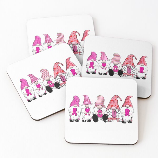 Aperçu de l'œuvre Valentine Gnomes Amour Gnomes Love Gnomes Français créée et vendue par funnytshirtemp.