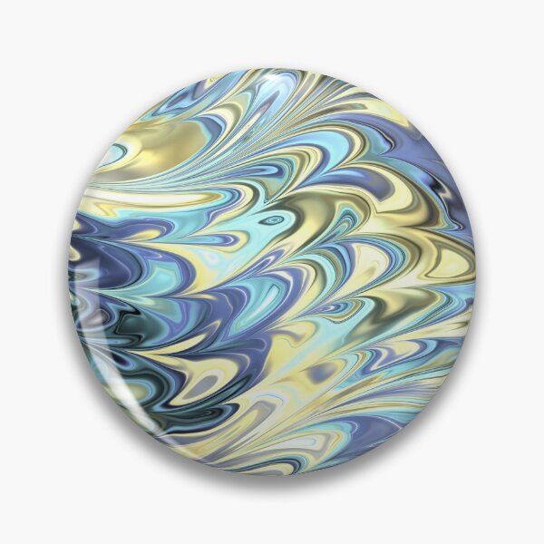 Item preview, Random Art in Blue and Gold designed and sold by ReesDesigns.
