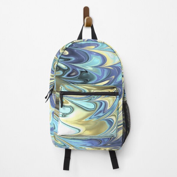 Item preview, Random Art in Blue and Gold designed and sold by ReesDesigns.