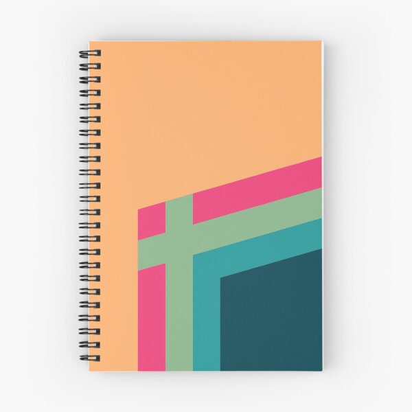 Item preview, Simple abstract flat green pink yellow stripes designed and sold by Thecolorschemer.