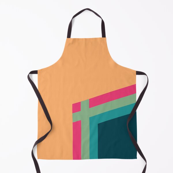 Item preview, Simple abstract flat green pink yellow stripes designed and sold by Thecolorschemer.