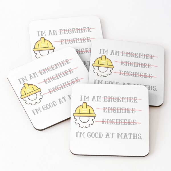 Item preview, I'm an Engineer - I'm good at maths designed and sold by Irelene.