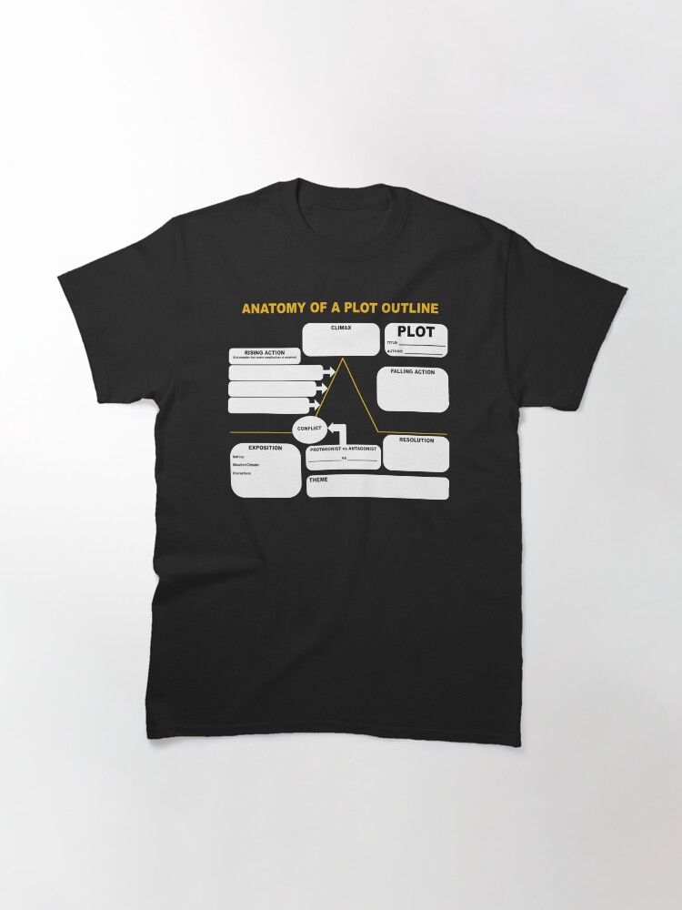 Alternate view of Anatomy of a Plot Outline Classic T-Shirt