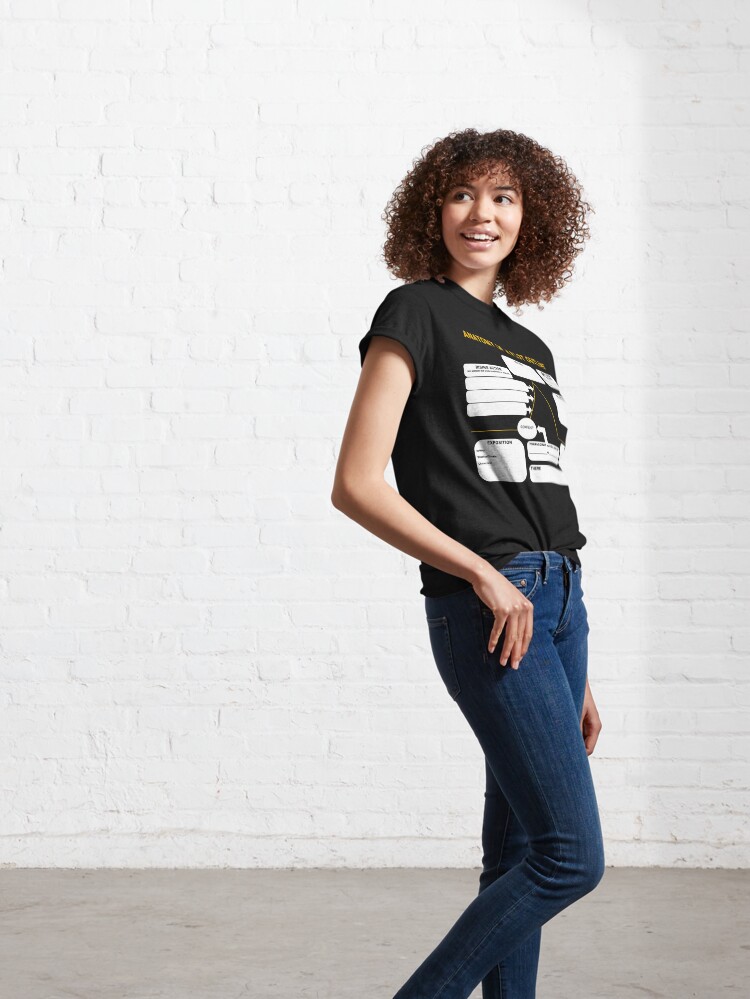 Alternate view of Anatomy of a Plot Outline Classic T-Shirt