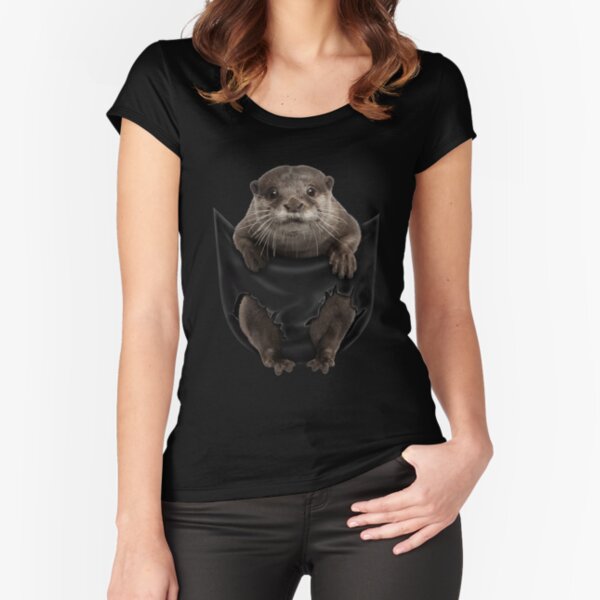 Artikel-Vorschau von Lustiger Otter in der Tasche Meme Geburtstagshemd Otter Liebhaber Tierhalter T-Shirt, designt und verkauft von tuanitus.