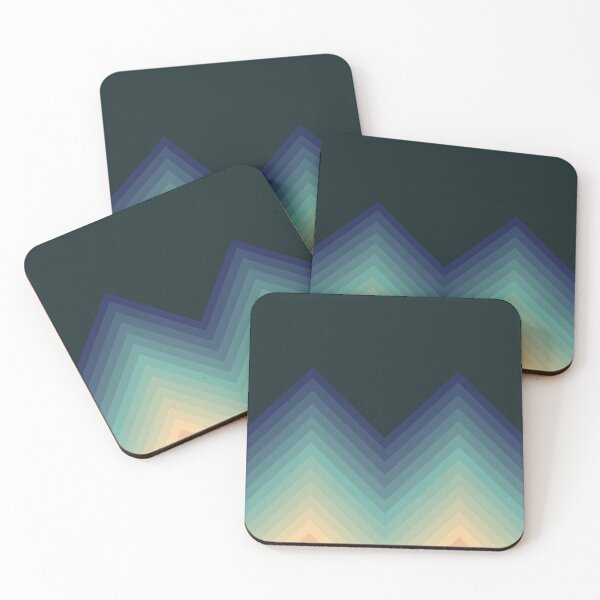 Item preview, Arco iris retro de chevrones designed and sold by HEERYAK.