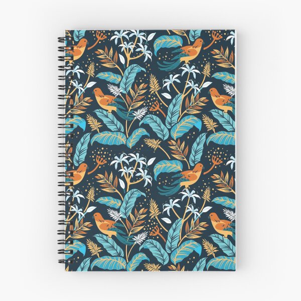 Aperçu de l'œuvre feuillage avec motif oiseaux et feuilles créée et vendue par synift22.