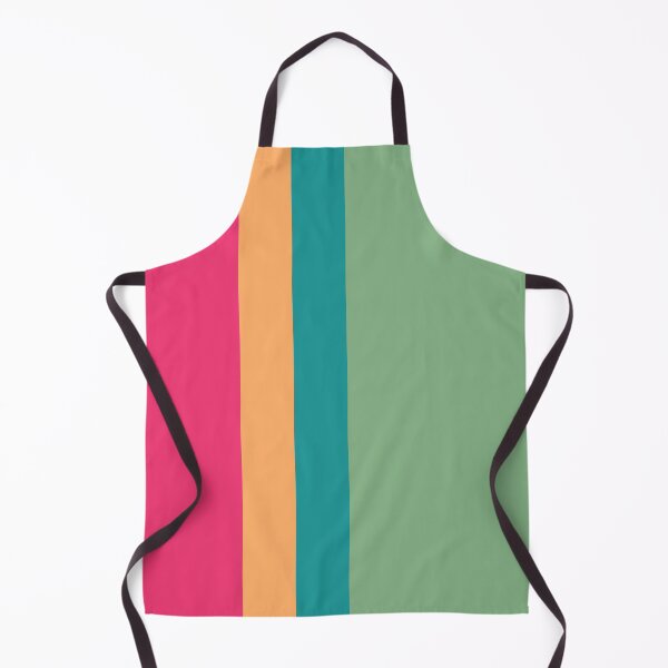 Item preview, Simple flat green pink yellow stripes designed and sold by Thecolorschemer.