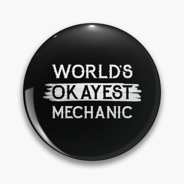 Item preview, World's Okayest Mechanic designed and sold by NikStore.